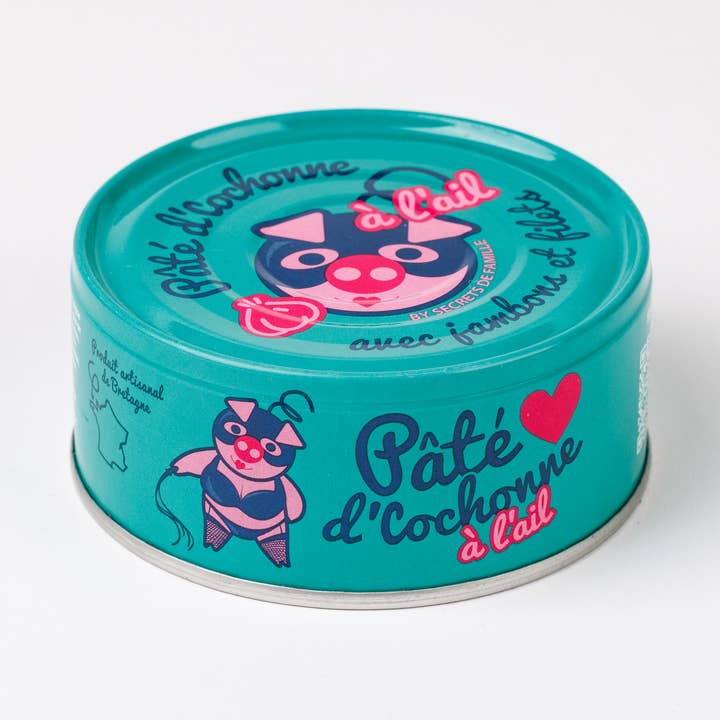 Secrets De Famille - Wholesale Tinned fish - Pork pie with garlic - Hams and fillets0
