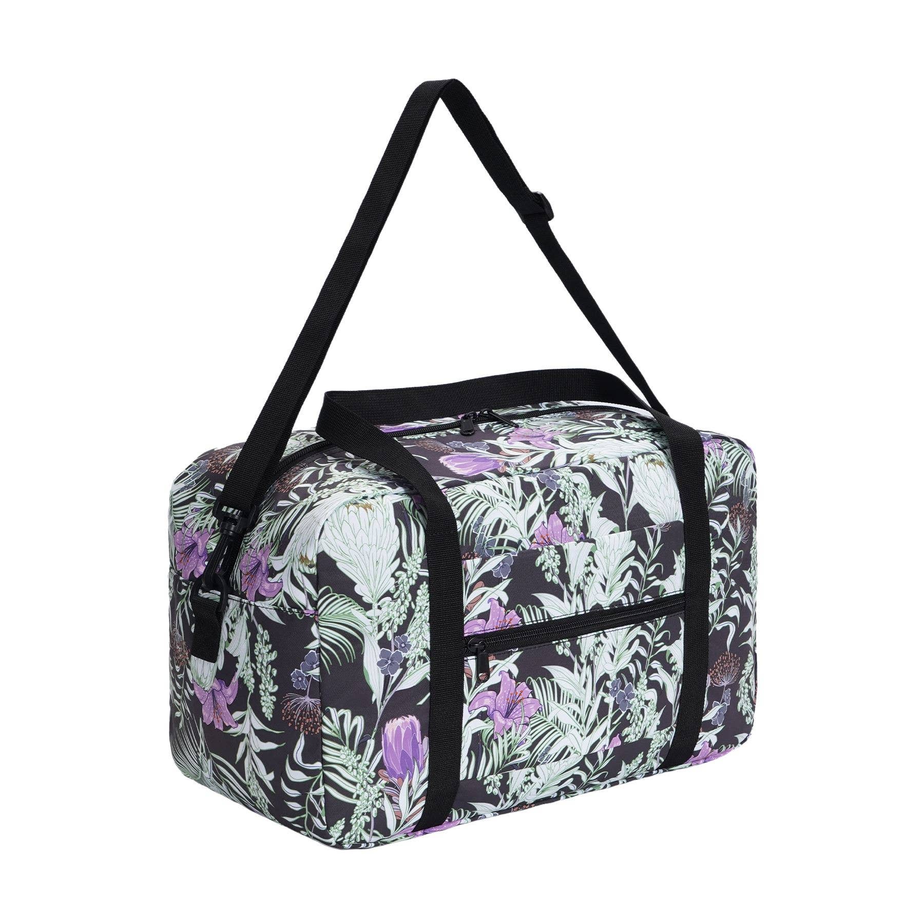 wandf – Saco de viagem - Mulher por atacado – Mala de Viagem Impressa 20L Armazenamento Sob o Assento para Companhias Aéreas0