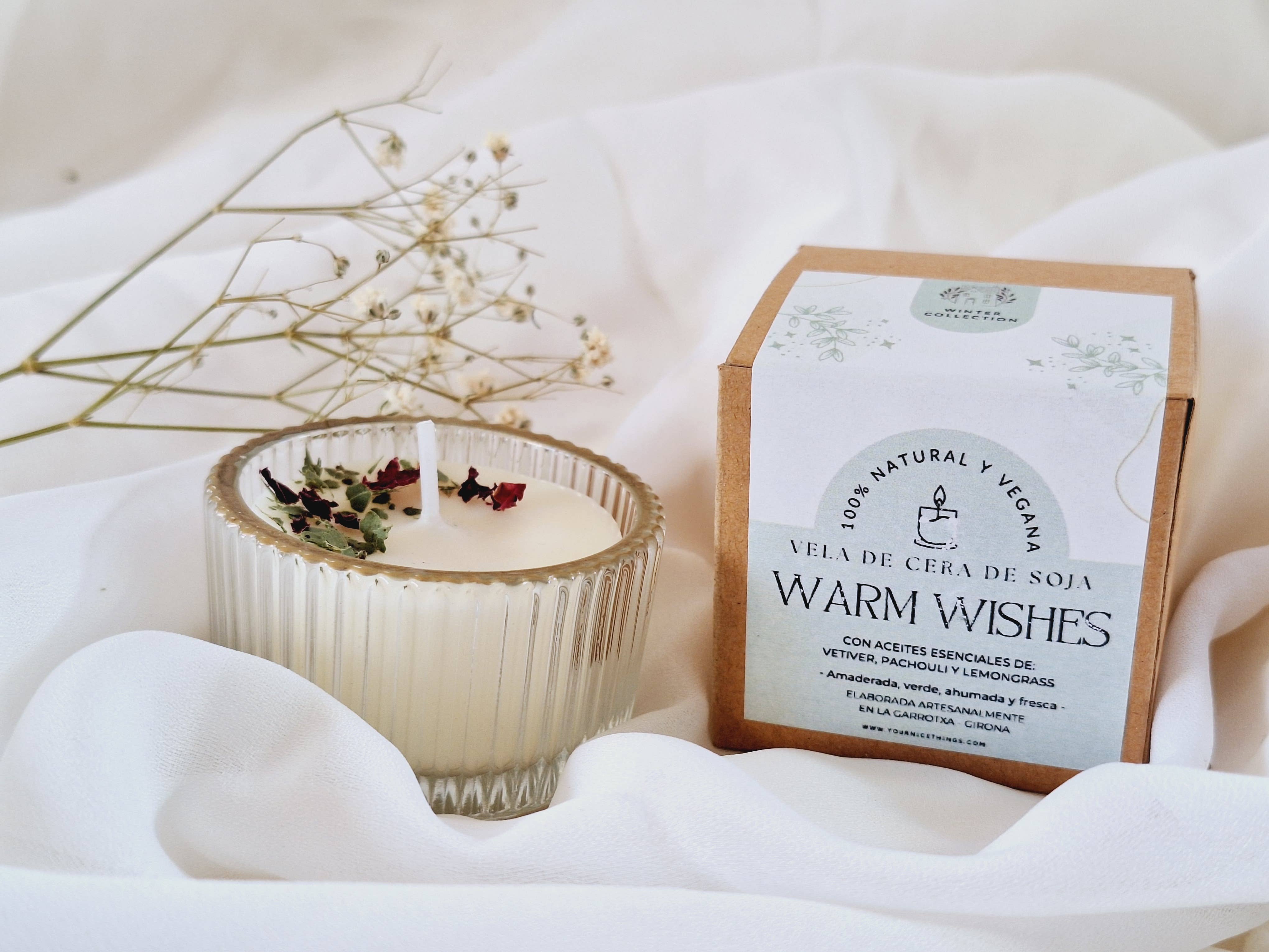 Your Nice Things - Candles - - Wholesale Jar/Filled Candle - Soy candle (mini) glass jar vetiver, patchouli and lemongras2