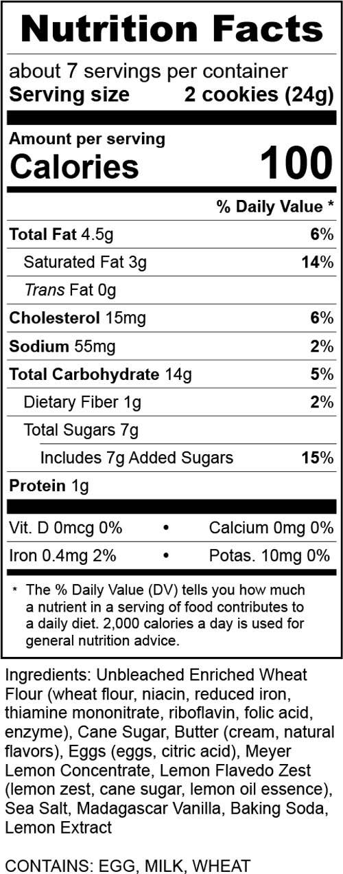 Rustic Bakery - Wholesale Cookie - Meyer Lemon Cookies2