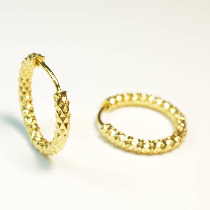 hoop earrings - gold earrings for wholesale by Diat