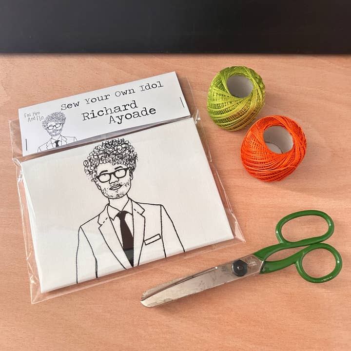 Richard Ayoade - Sew Your Own Idol Kit for wholesale by Fat Hen And Flo