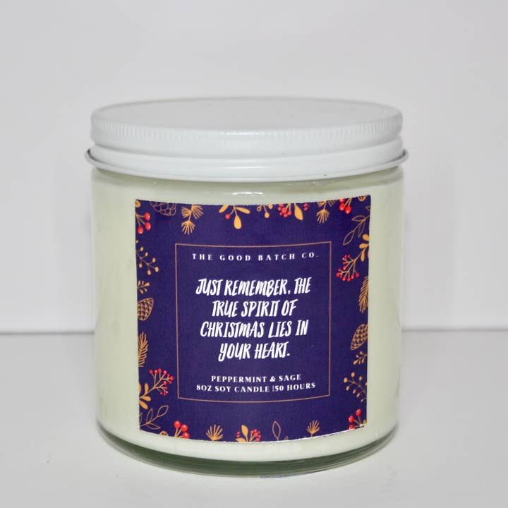 Black Raspberry Vanilla - 8oz Soy Candle for wholesale by The Good Batch Co.
