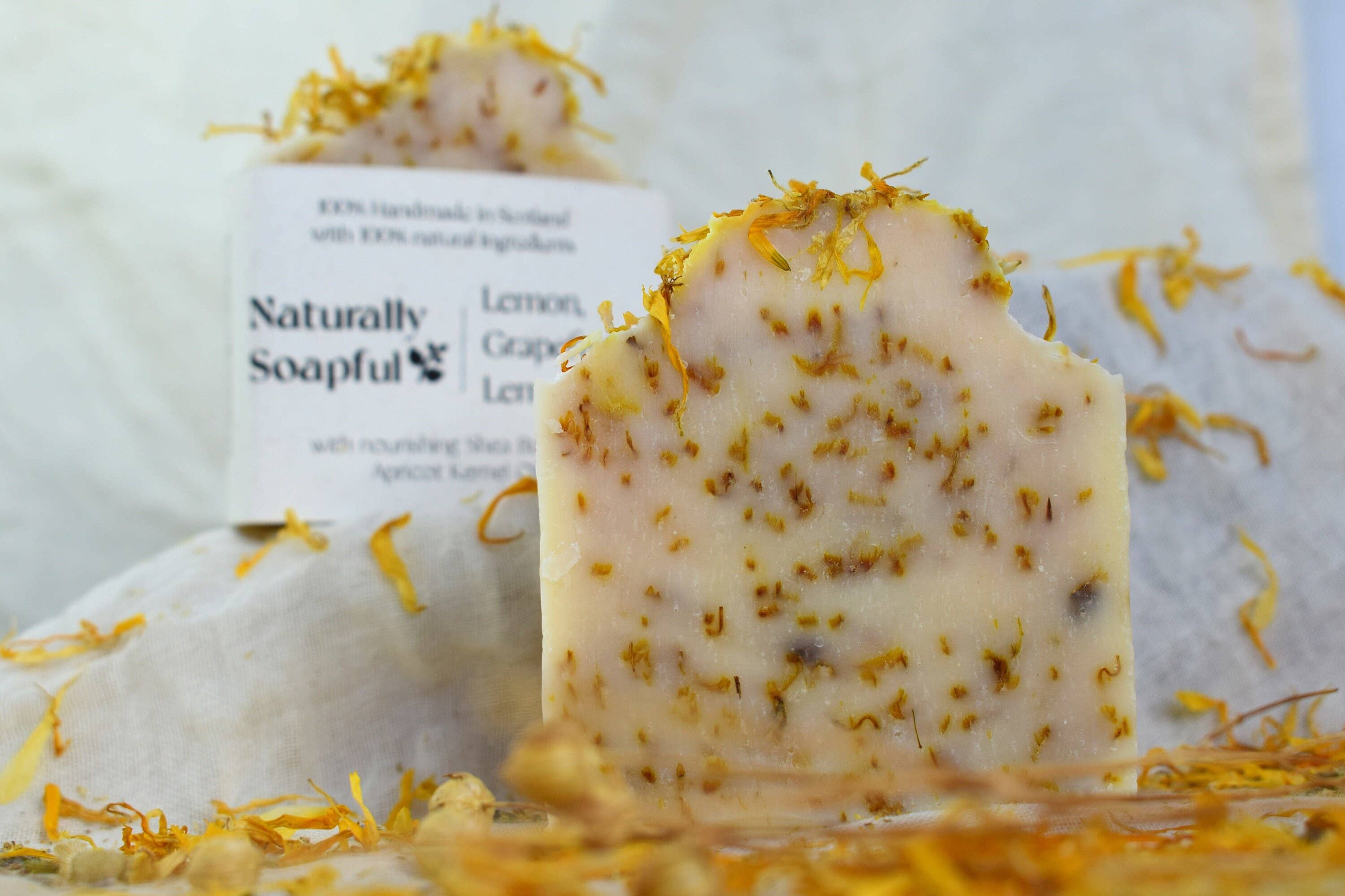 Naturally Soapful – wholesale Bar Soap – Lemon, Grapefruit & Lemongrass 100% Natural Soap Bar4