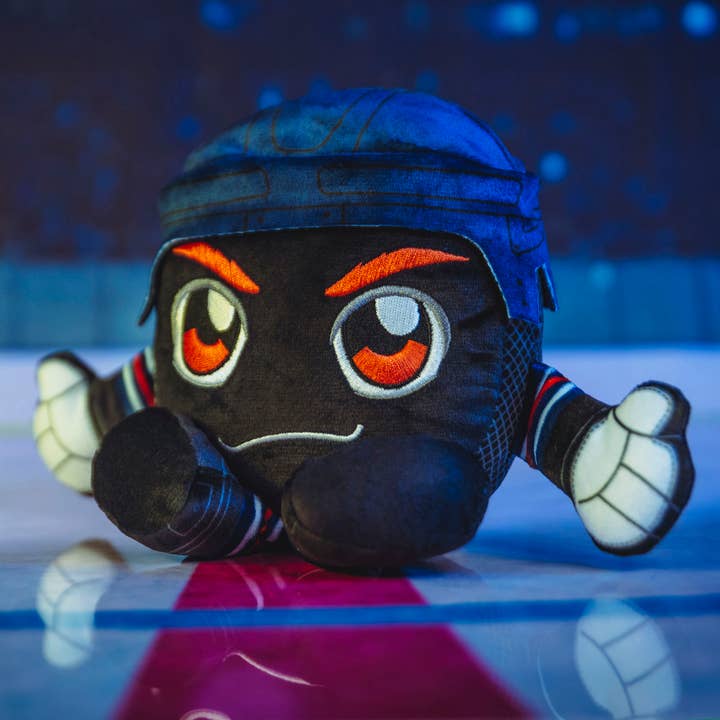 Uncanny Brands - Wholesale Stuffed/Plush Toy - Kids & Baby - Bleacher Creatures Edmonton Oilers 8" Hockey Puck Plush