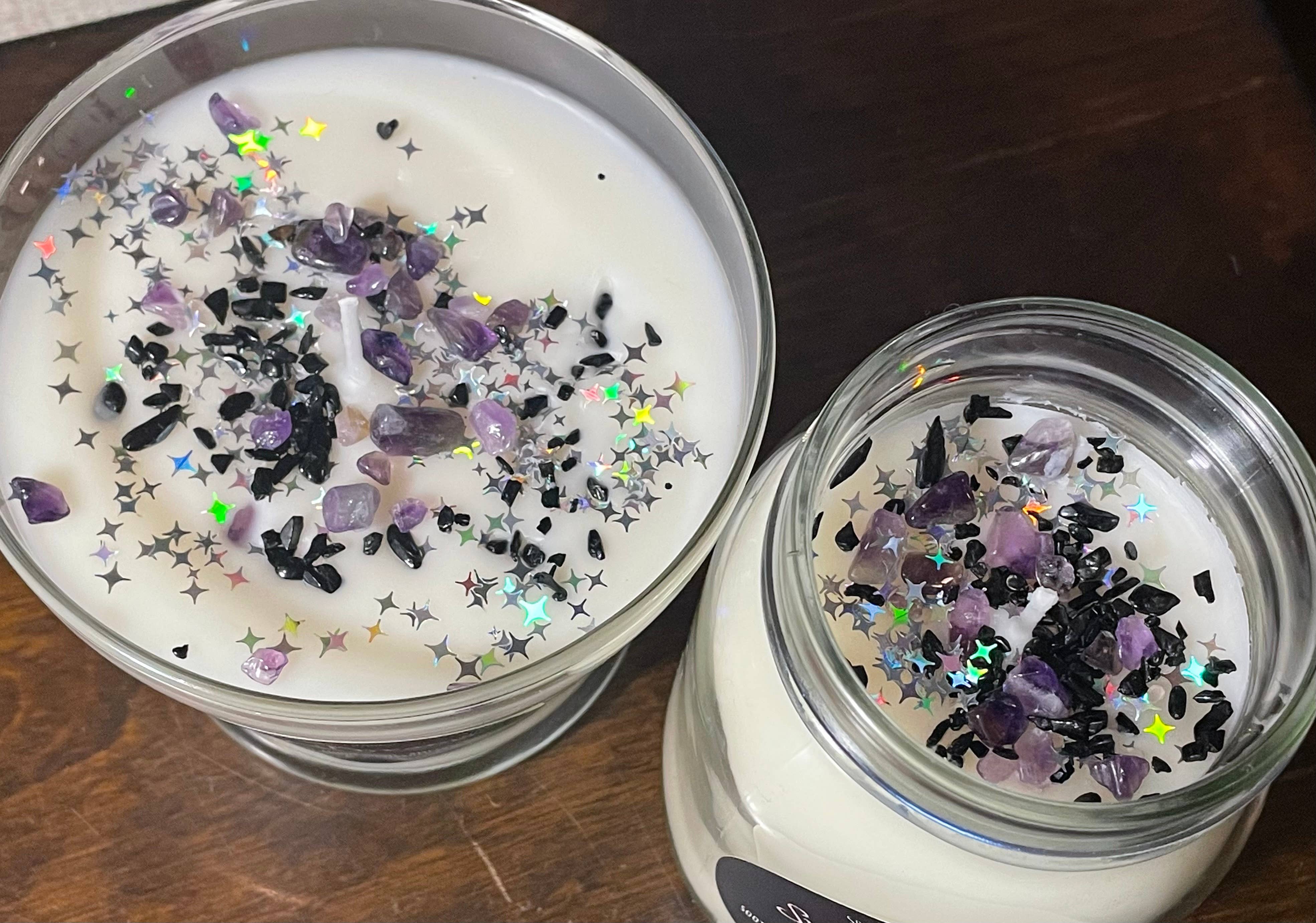 Starstruck Candles - Wholesale Jar/Filled Candle - Sweet Dreams Crystal intention candle4