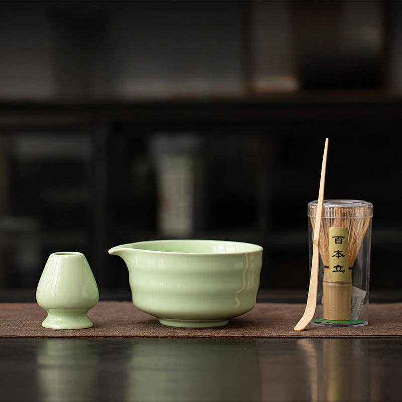 Gohobi （We cover U.S. import duties） - Wholesale Tea Set - Gohobi Ceramic Matcha Set 0137