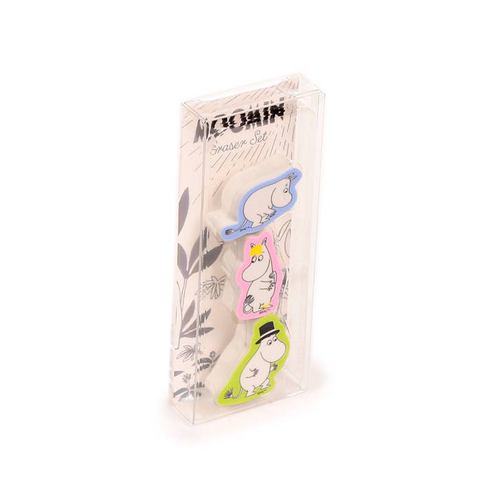 Puckator EU - Wholesale Eraser - Kids - Moomin Garden 3 Piece Eraser Set1
