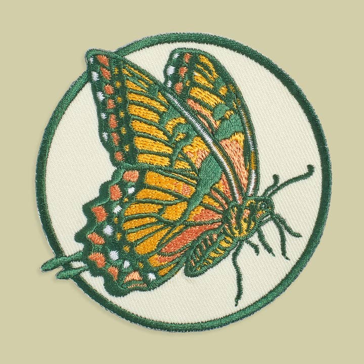 Iron on Patch: Swallowtail for wholesale by Mustard Beetle