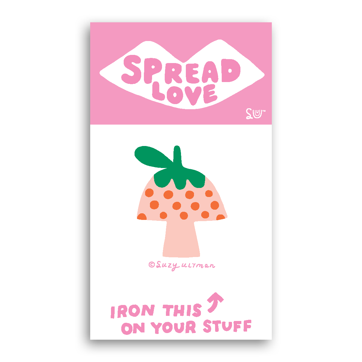 Hot Dang Press - Wholesale Love Card - HDP x Suzy Ultman Pack of Love, 6 L'il Something Iron-On Cards6