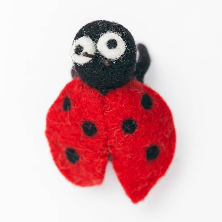 Silk Road Bazaar – wholesale Finger puppet – Child & baby – Ladybug Finger Puppet0