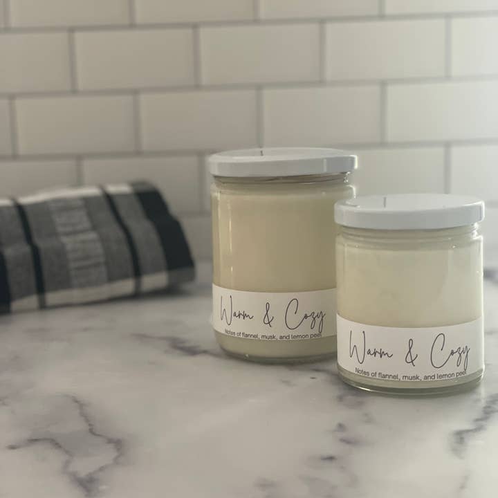 Hcubed Candles – Engroshandel Glaslys – Varm og hyggelig stearinlys – Flannel, vanilje & træ – 100% soya4