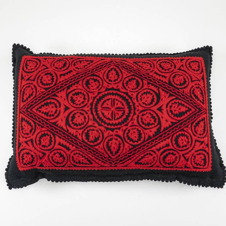 Pillow: Antique handwoven Hungarian hemp - P117 for wholesale by Lineage Botanica