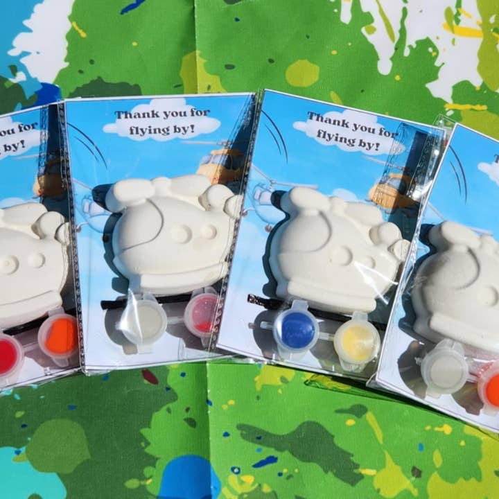 Snazzy Crayons - Wholesale Party Favor - Helicopter Paint Kits | Kids Craft | DIY Paint | Party Favor3