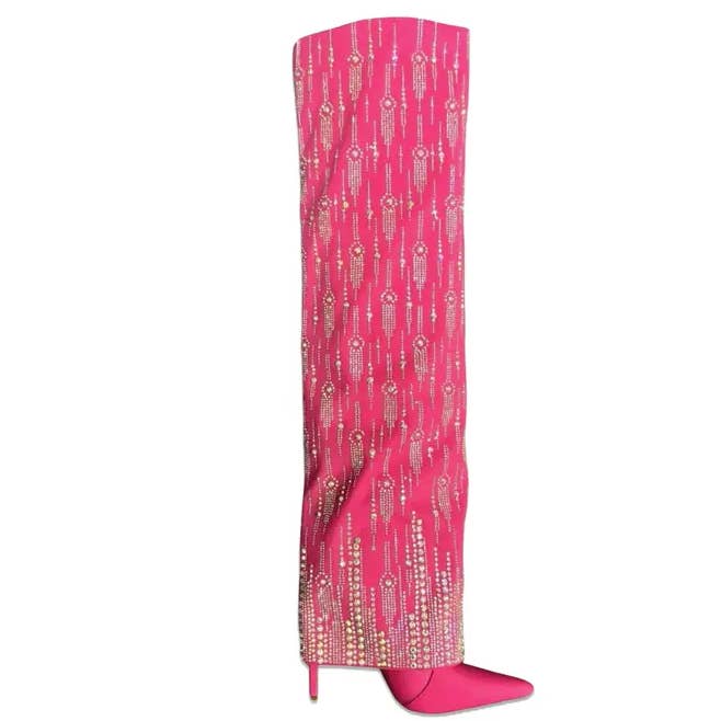 Pazzle - Wholesale Booties - Women's - CHALLENGE-101 Women's Rhinestone Heel Boot 2