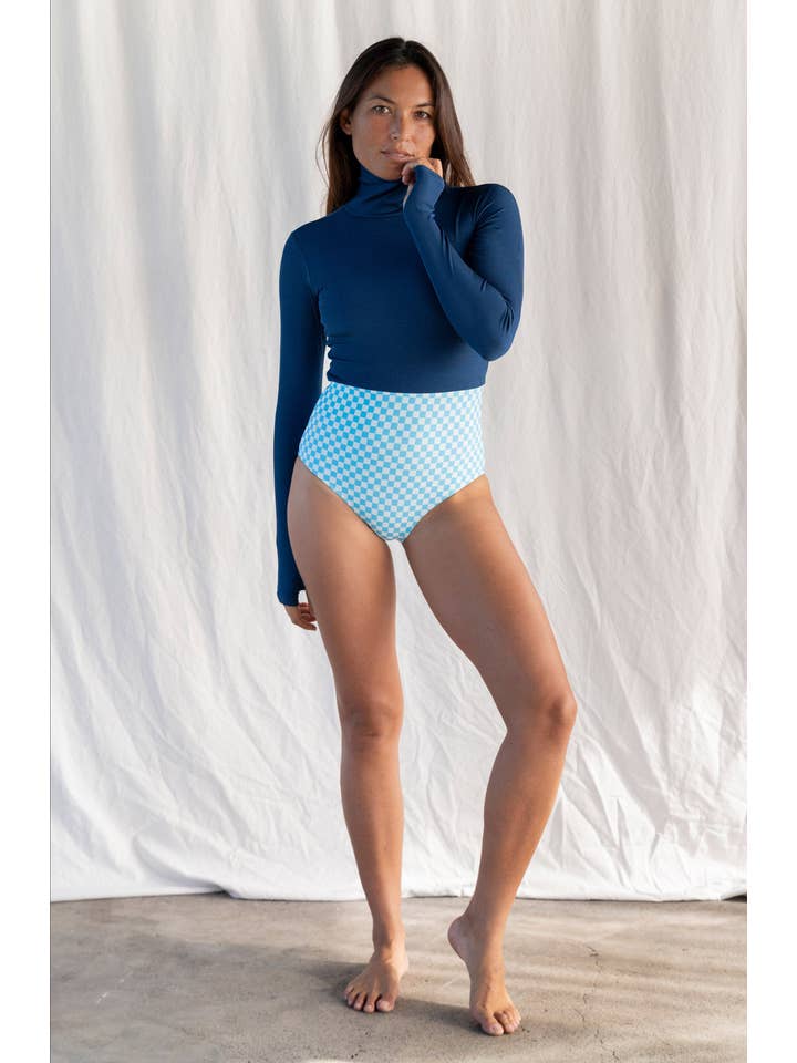 Sumatra Surf Suit River Blue/Joker Print for wholesale on Faire4