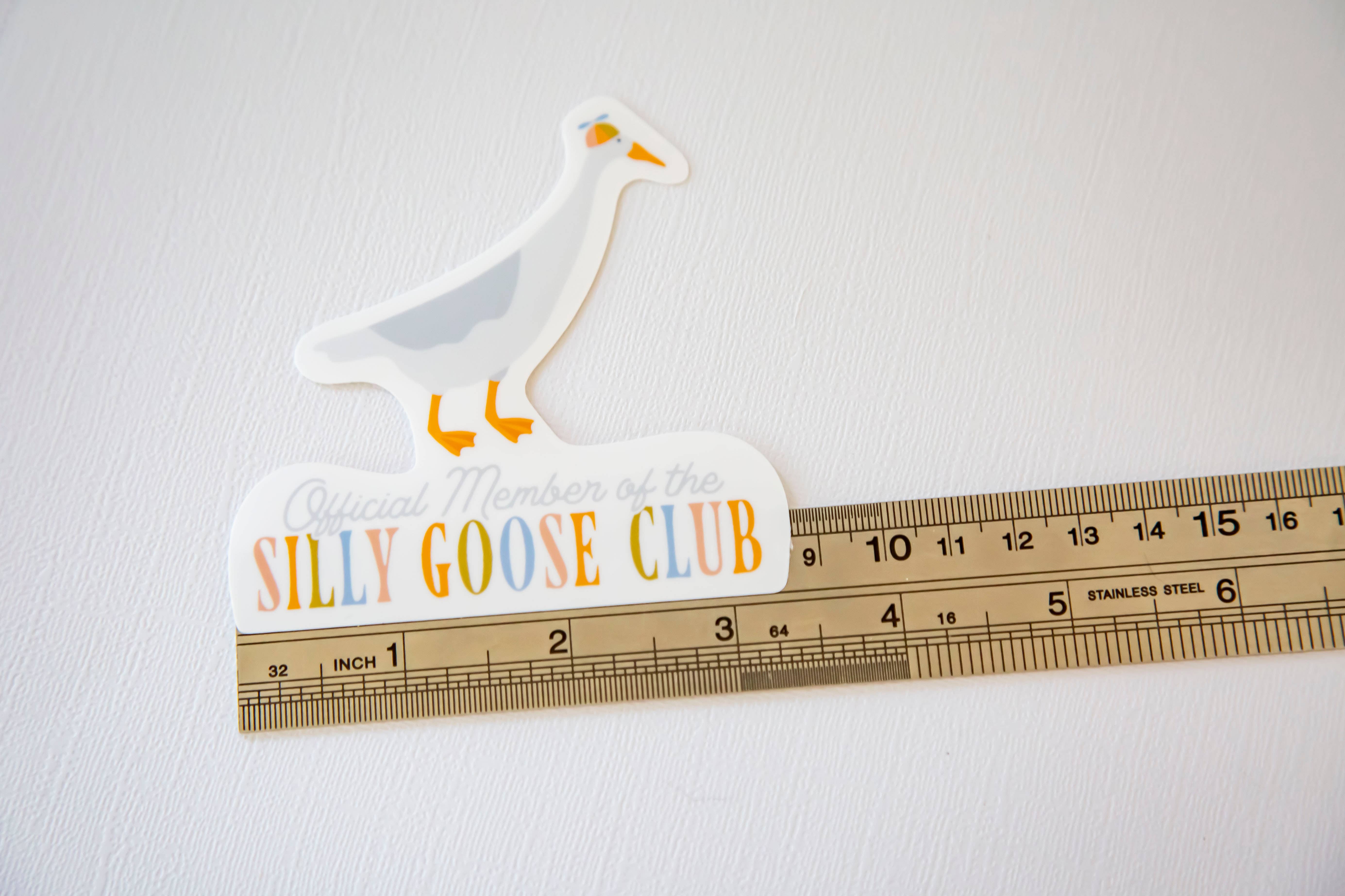 Emily Ervin Design Co. - Wholesale Sticker - Silly Goose Club - Laminated Vinyl Phone / Laptop Sticker2