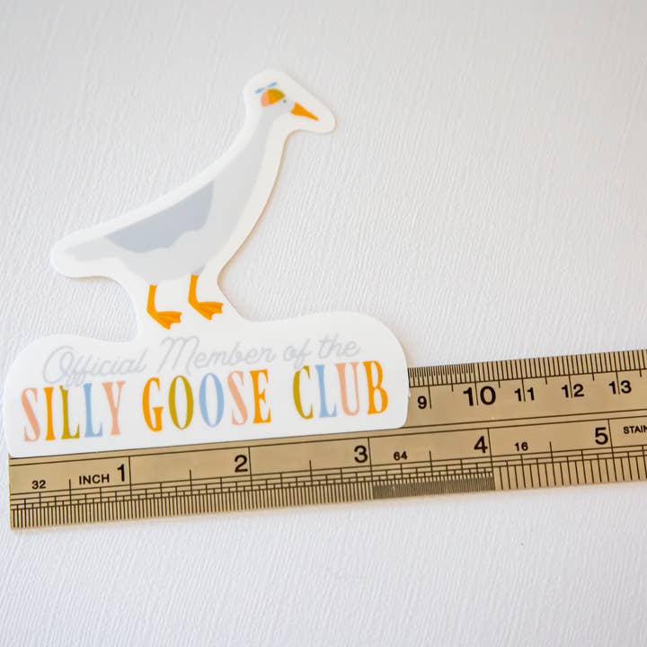 Emily Ervin Design Co. - Wholesale Sticker - Silly Goose Club - Laminated Vinyl Phone / Laptop Sticker2
