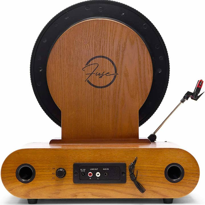 Master Tailgaters, LLC - Venta al por mayor Altavoces - Reproductor de discos de vinilo vertical Fuse Vert con Bluetooth