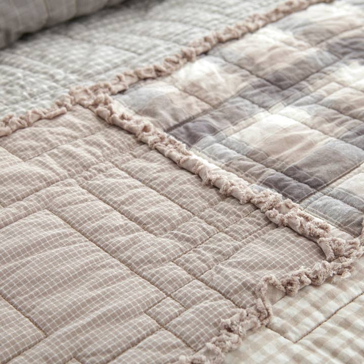Donna Sharp - Wholesale Quilt - Donna Sharp Smoky Cobblestone Cotton Pieced Quilt Collection3