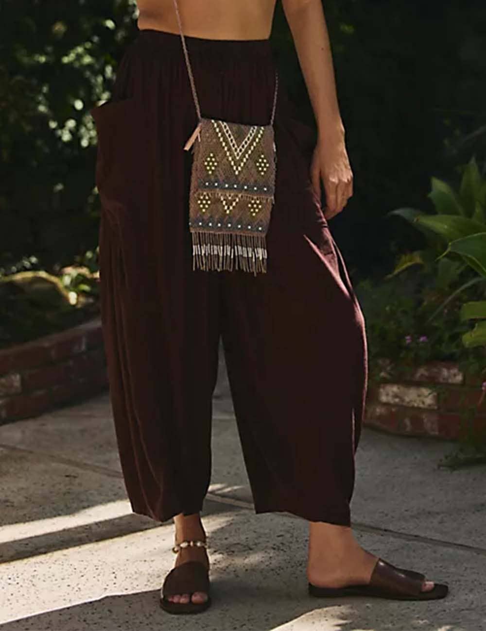 Sweetkama - Wholesale Pants - Women's - Ladies Elastic Waist String Tie Pocket Cuzy Pants4