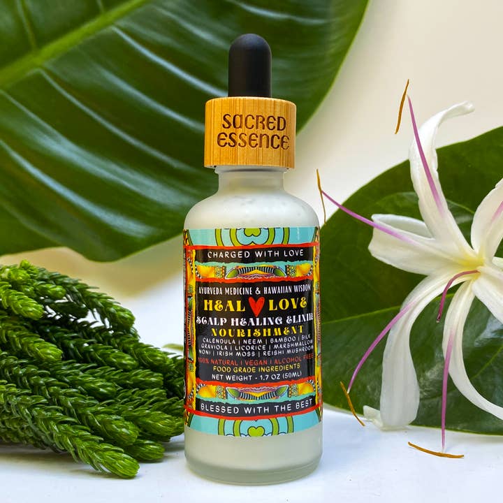 HEAL & LOVE - Ayurveda Scalp Healing Elixir for wholesale by The Sacred Essence