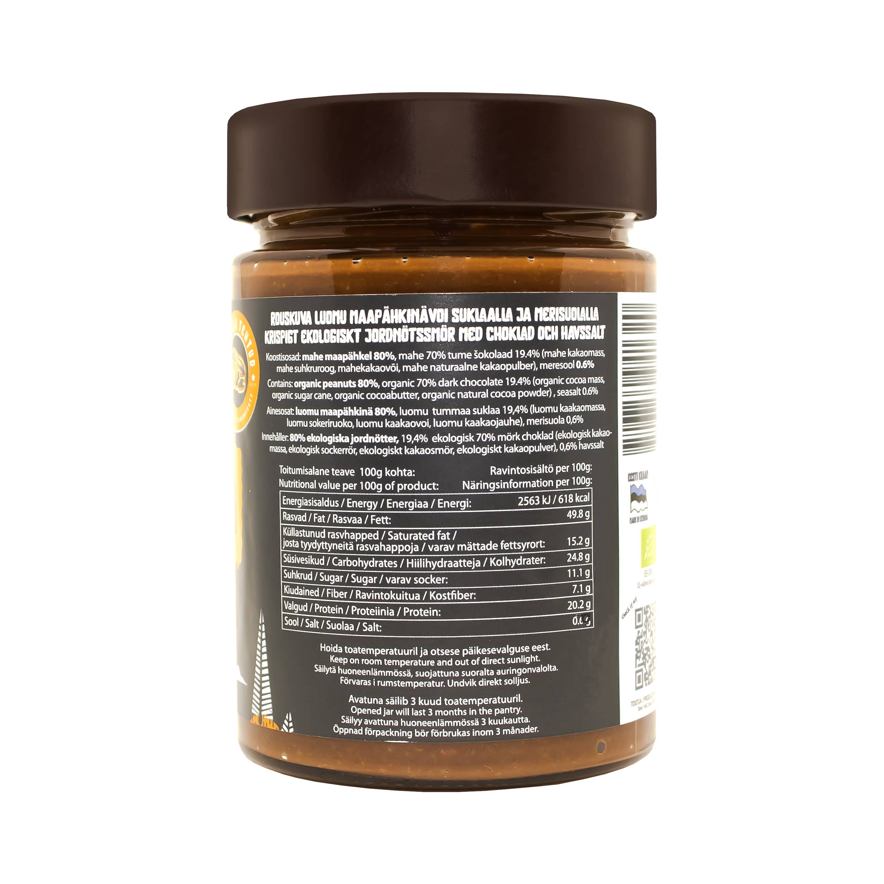 Natty Nut Butters - Wholesale Nut Butter - Choco Manolo – Crunchy Organic Peanut Butter With Chocolate7