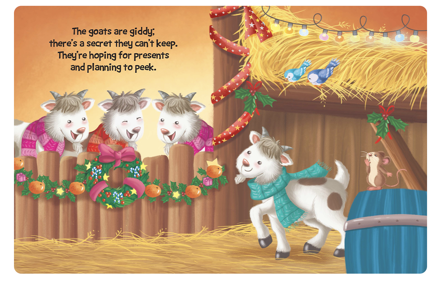 Little Hippo Books - Wholesale Baby & Toddler Book (0-2) - Christmas On The Farm - Children's Holiday Padded Board Book2