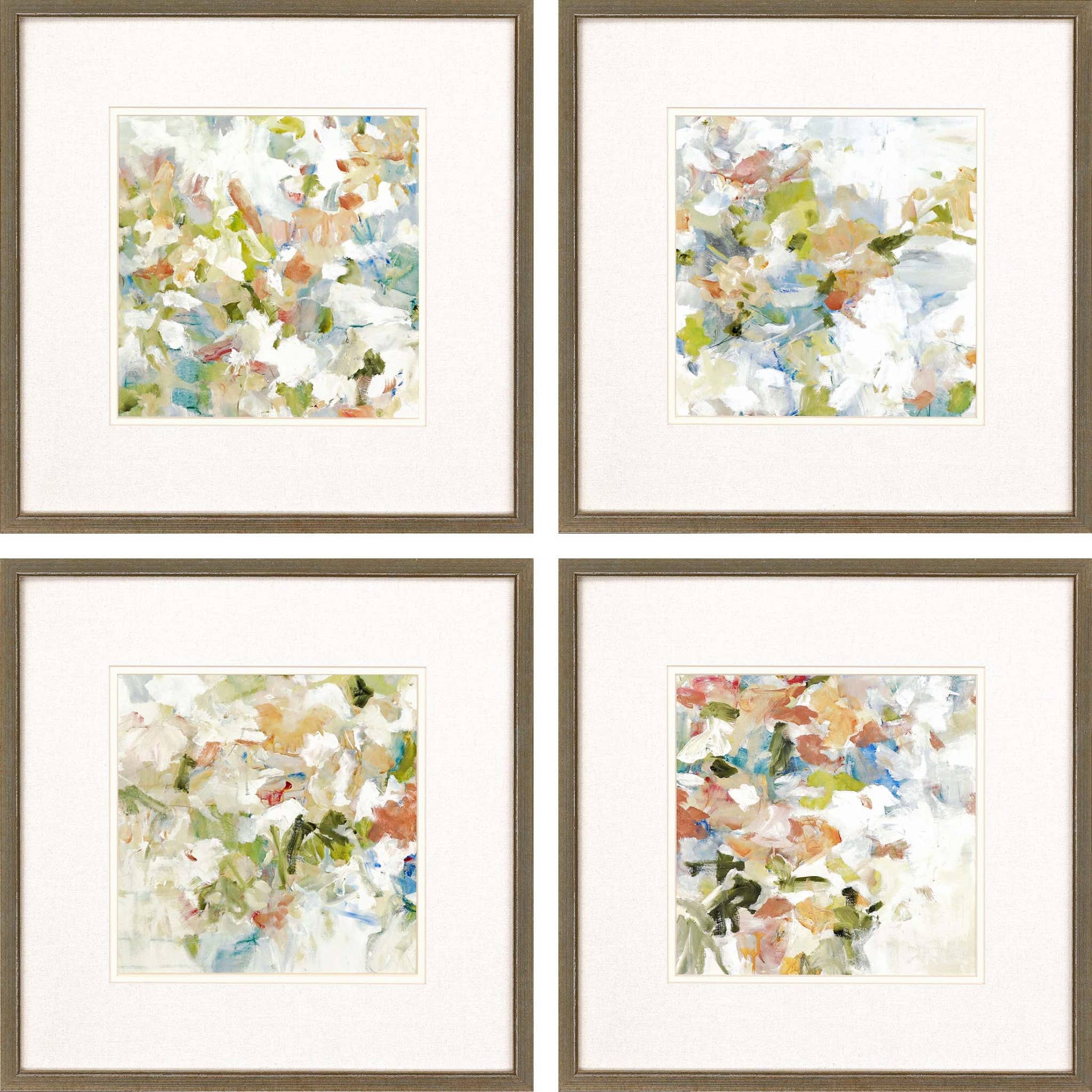 HomeRoots - Wholesale Gallery Wall Set - Set Of Four Gold Picture Frame Print Wall Art2