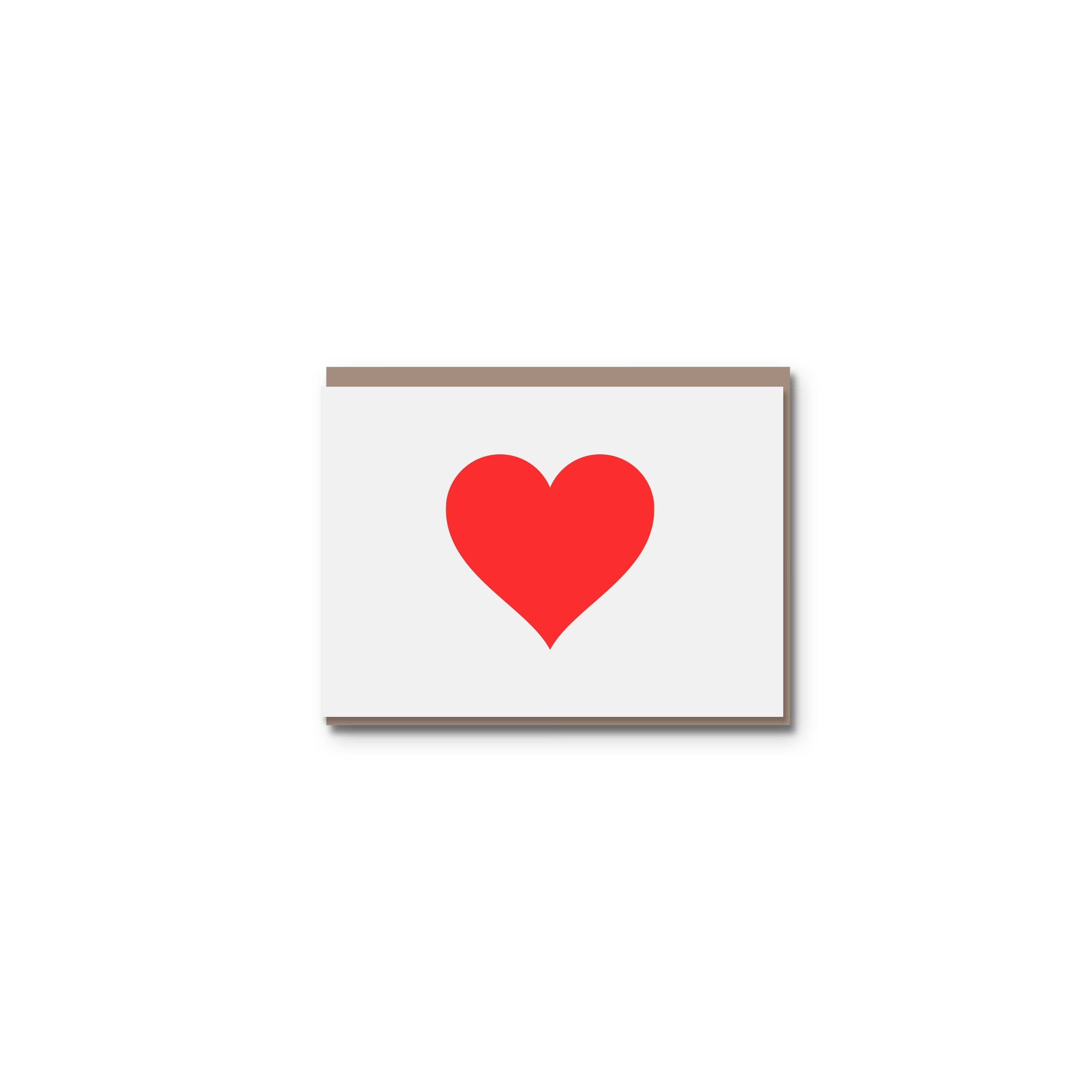 Sweet Bippy Press - Wholesale Love Card - Mini Heart Gift Cards