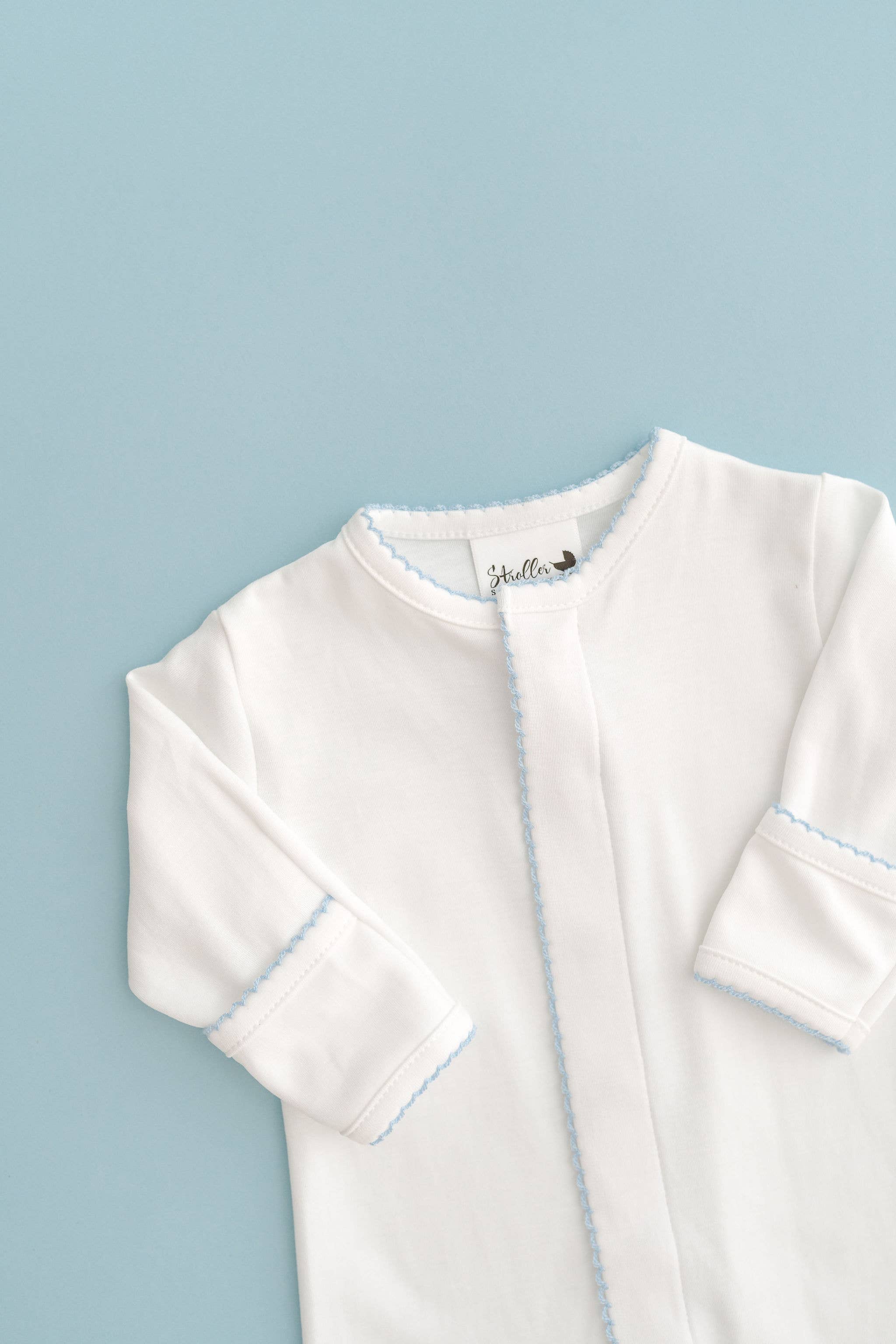 Stroller Society - Wholesale Clothing Set - Baby - Pima Cotton Baby Footie - Embroidery blanks - Baby Blanks2