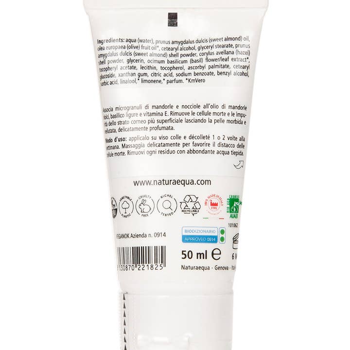 NaturaEqua - Wholesale Facial Exfoliant/Scrub - BIO almond face scrub cream1