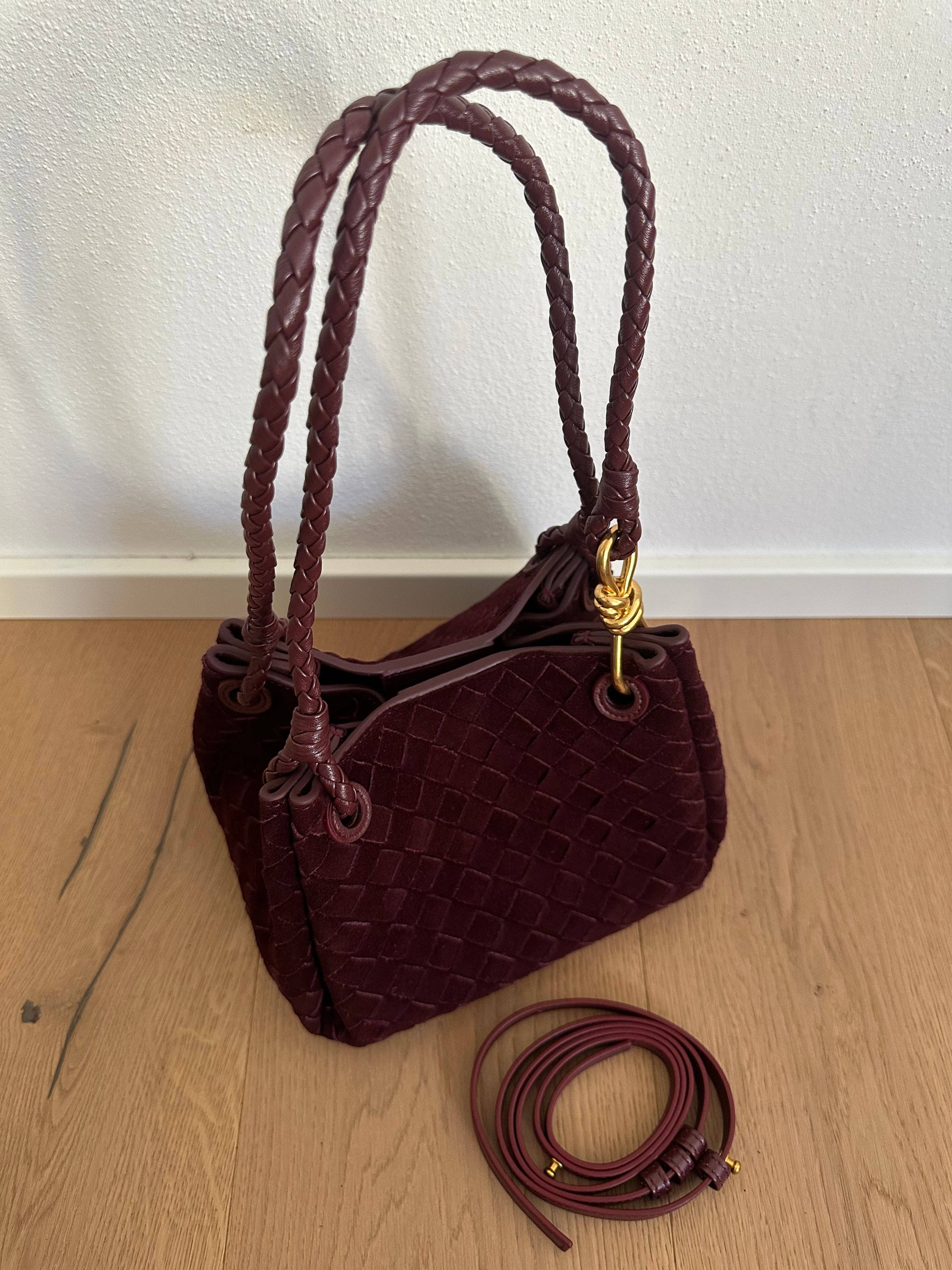 Zhade – Bolsa de ombro – Mulher por atacado – EMMA tecido-camurça13