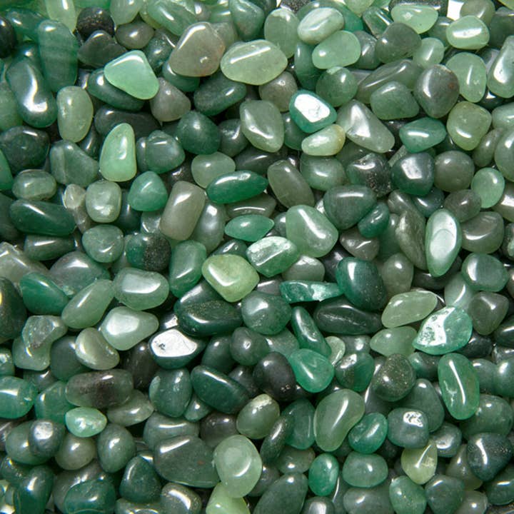 Fantasia Mining - Wholesale Spiritual Stone/Crystal - Tumbled Green Aventurine - XXS - A Grade - Brazil (1 lb)