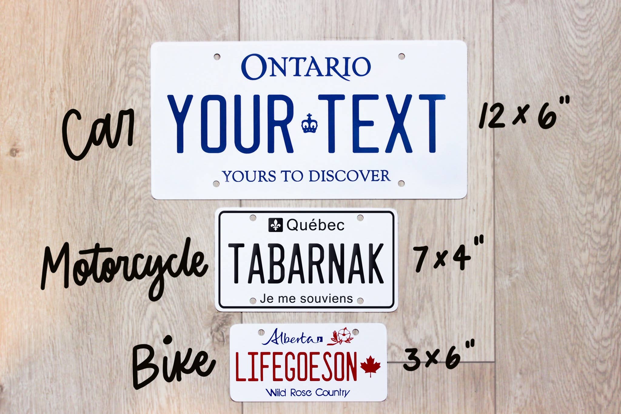 Betina C Koche - Wholesale Sign - Custom Canadian License Plate | Real Size10