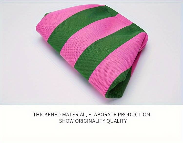 NARWEY INC - Wholesale Makeup/Cosmetic Bag - Compact Urban Chic Stripe Design Clutch Bag Makeup Pouch9