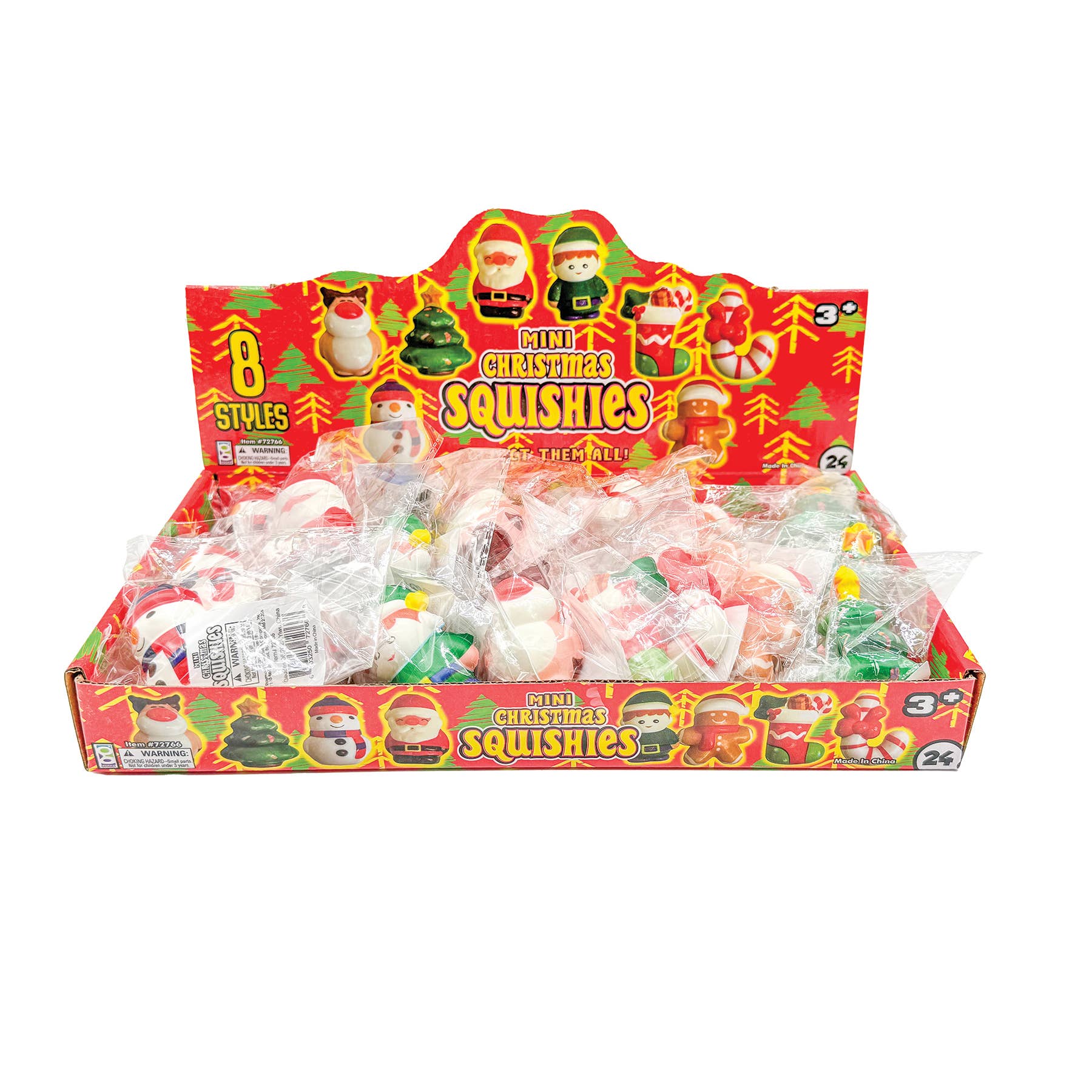 Geddes - Venta al por mayor Juguete blando - Niños y bebés - MINI SQUISHIES DE NAVIDAD     24/DSP10