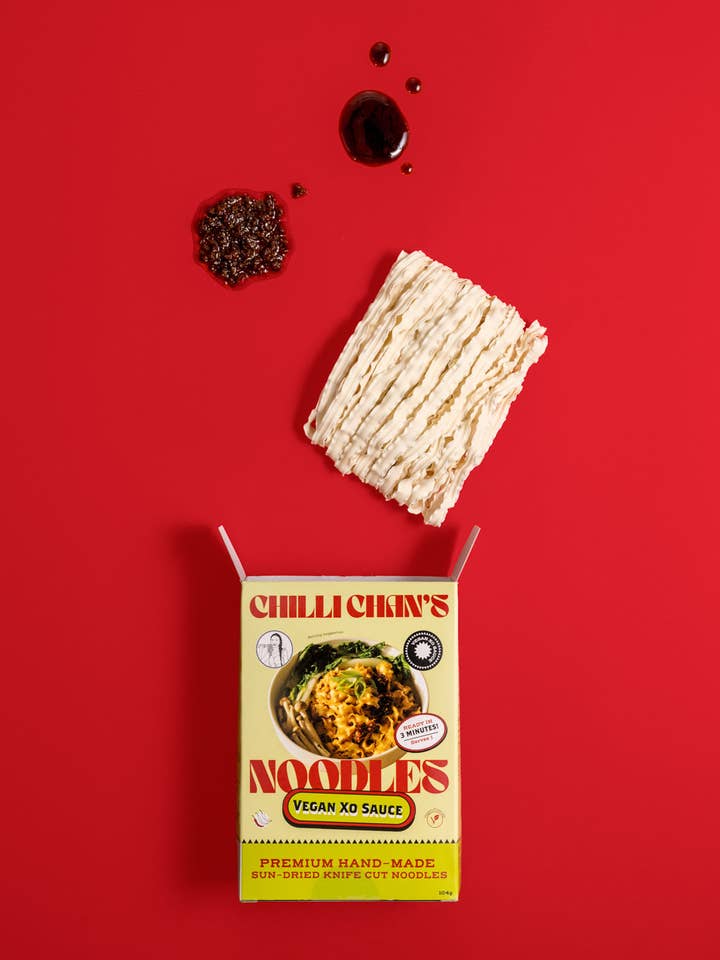 Nouilles Vegan XO Coupées au Couteau Séchées au Soleil pour la vente par Chilli Chan's