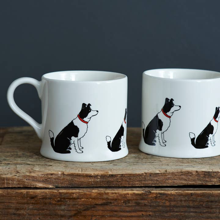 Sweet William Designs – Caneca por atacado – Caneca de cão Mischievous Mutts - Border Collie