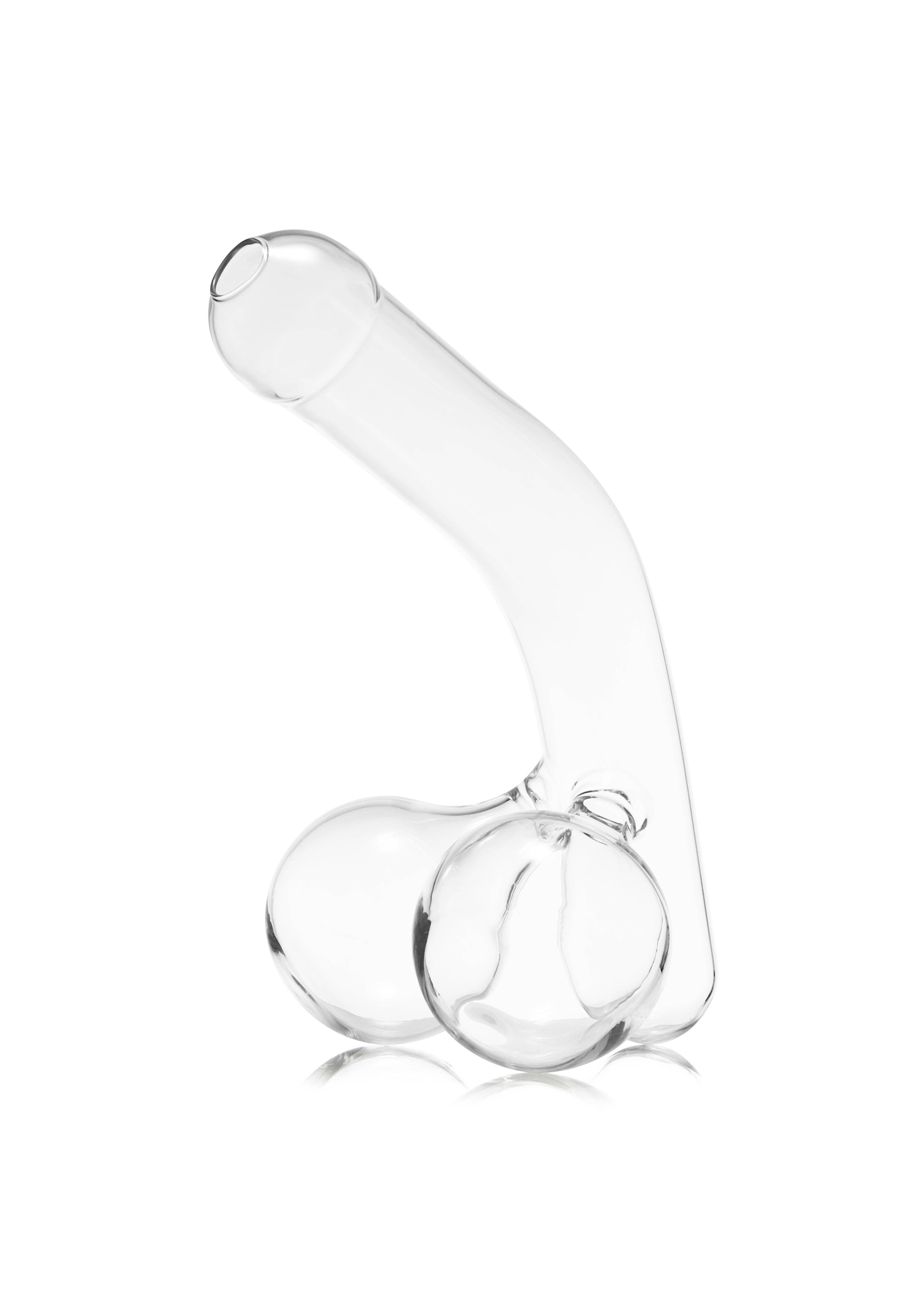 The Wine Savant /  Khen Glassware - Wholesale Decanter - Penis Whiskey Decanter With Two Whiskey Glasses1