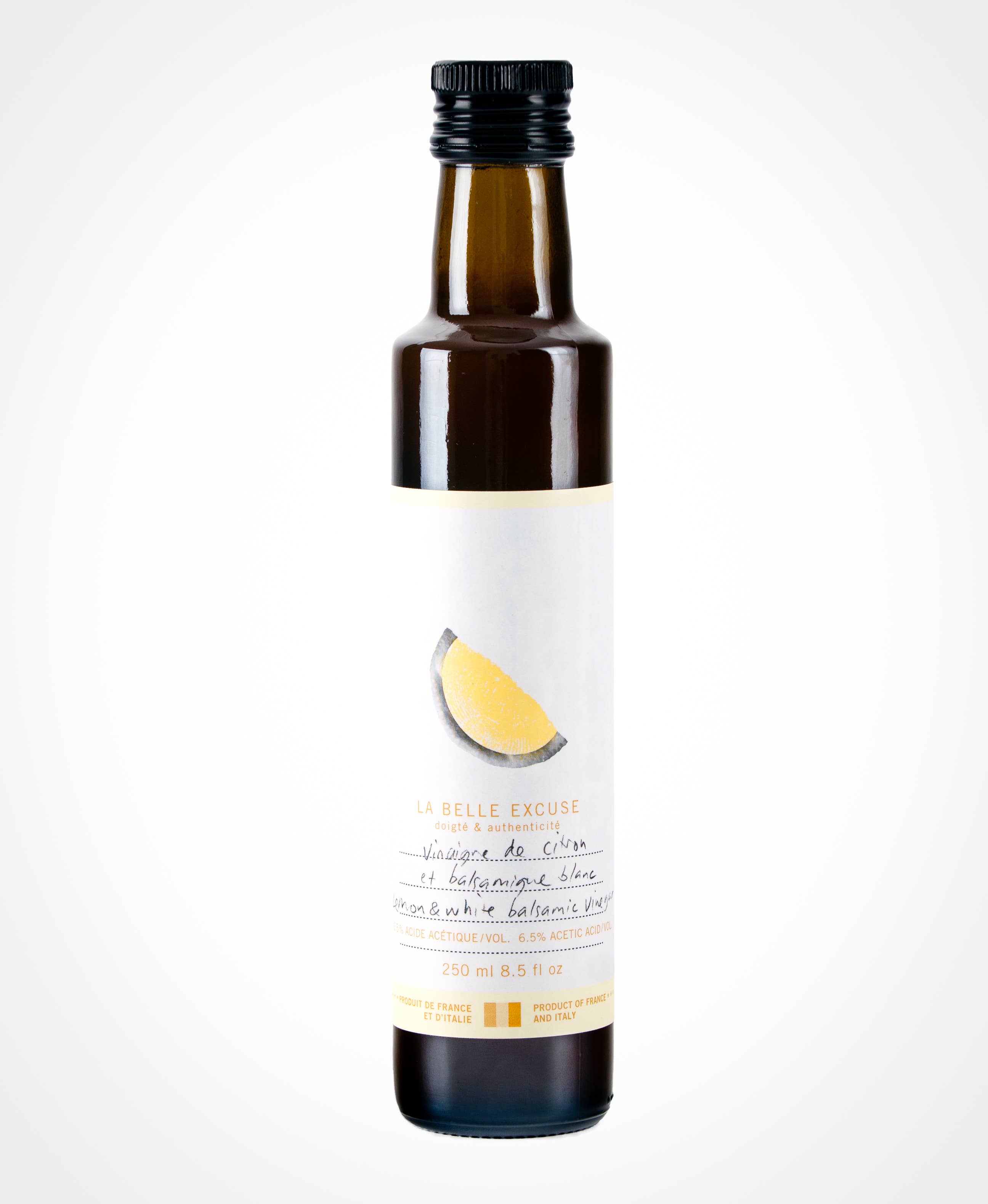La Belle Excuse - Wholesale Vinegar - Lemon and White Balsamic Vinegar1