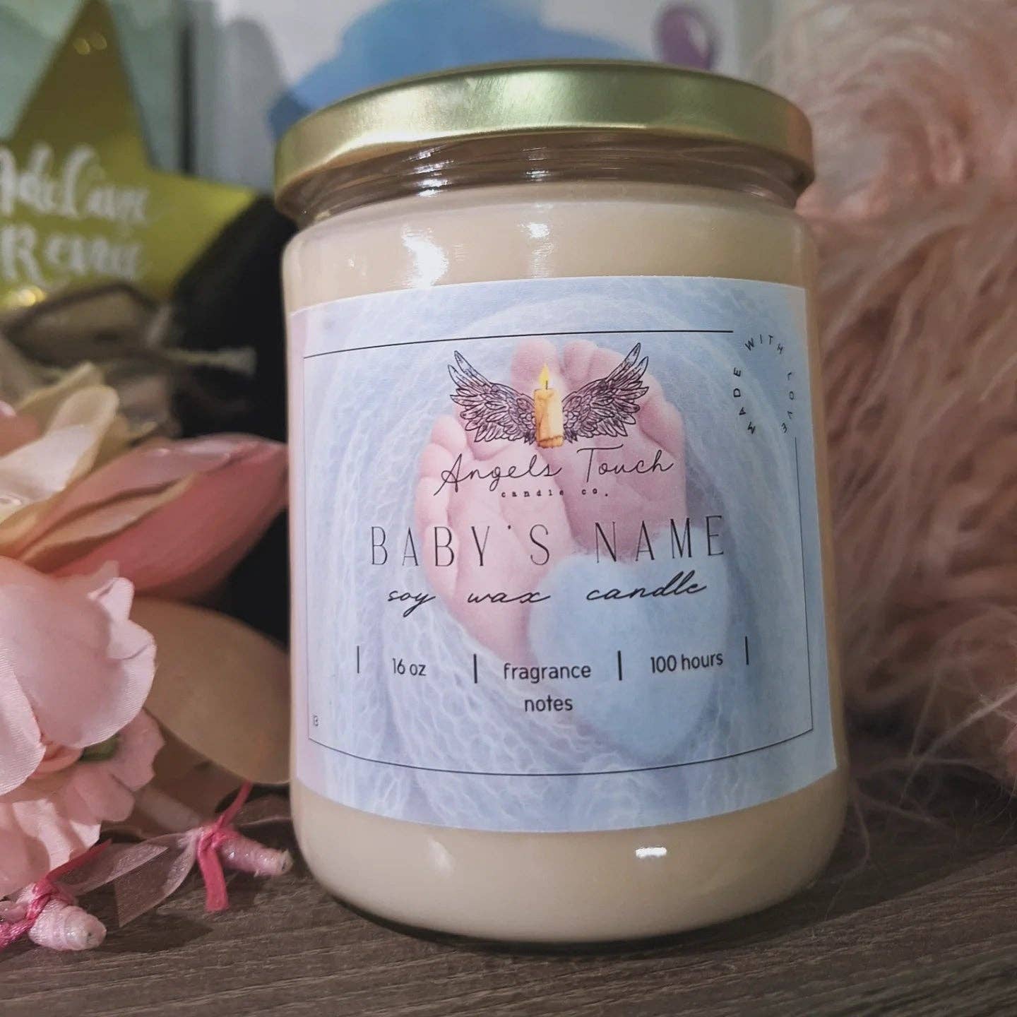 Angels Touch Candle Co. - Wholesale Jar/Filled Candle - 🕊️ Memorial Candle 🕊️1