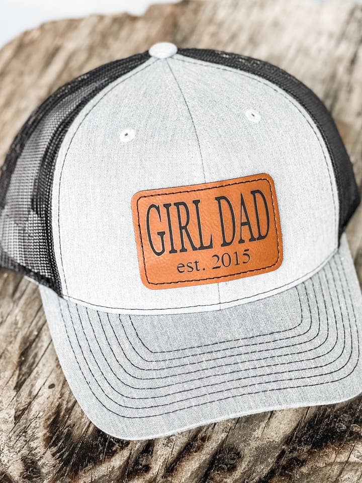 Girl Dad snapback hat  for wholesale by Eager Hands Design