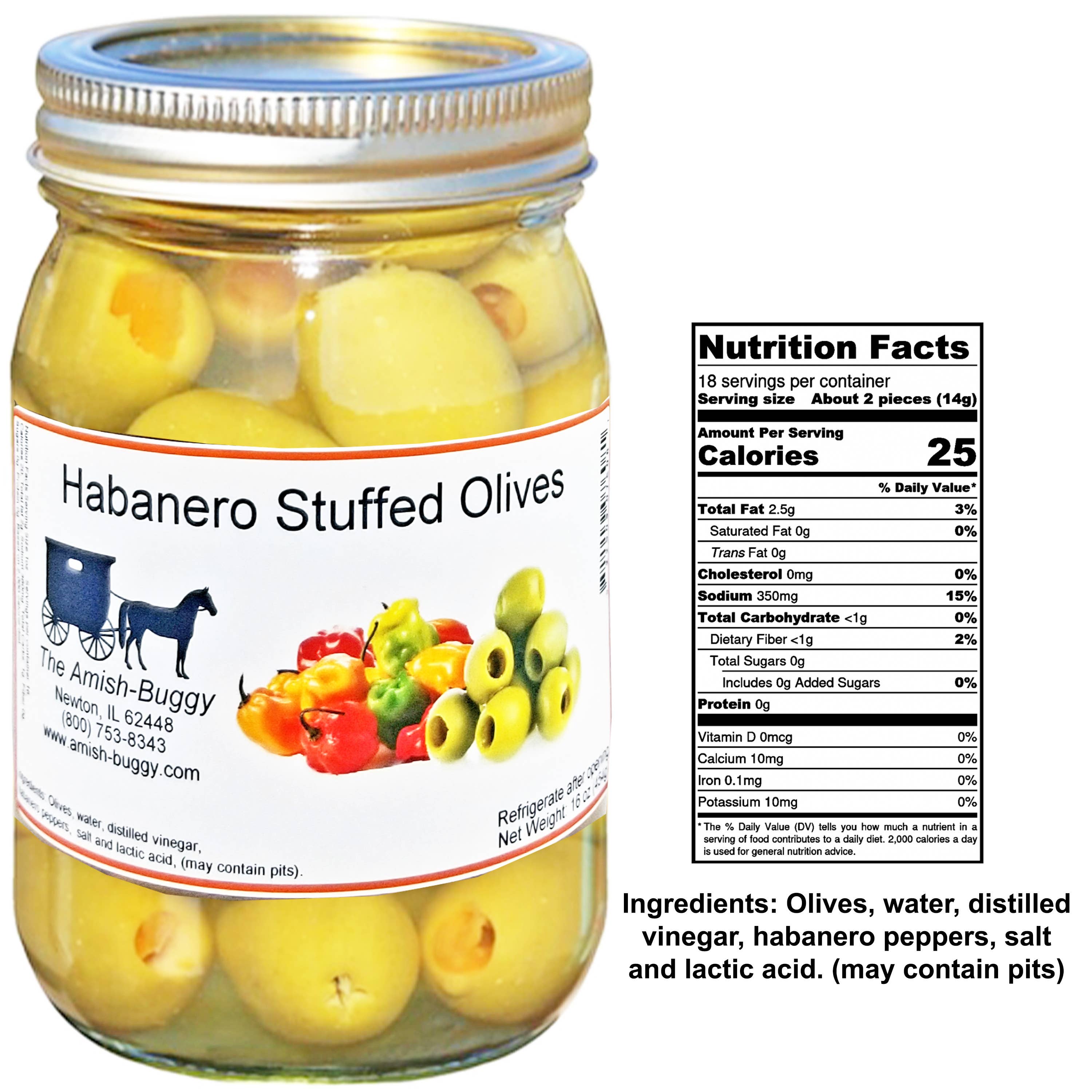 Arndt's Fudgery LLC - Wholesale Pickled Vegetables - Amish Pickled Vegetables & Eggs 16 oz. Jar1