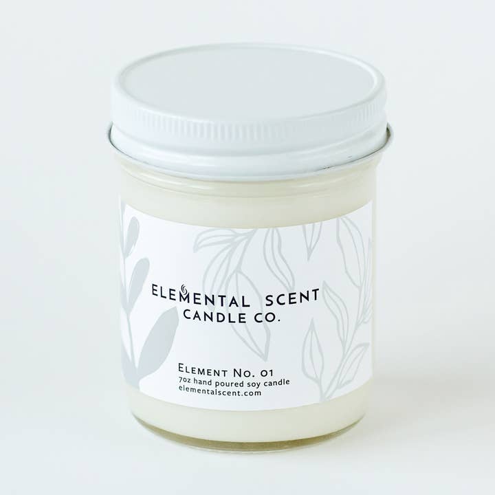 Element No. 01 (Sunrise) 7 oz Soy Candle - Glass Jar for wholesale by Elemental Scent