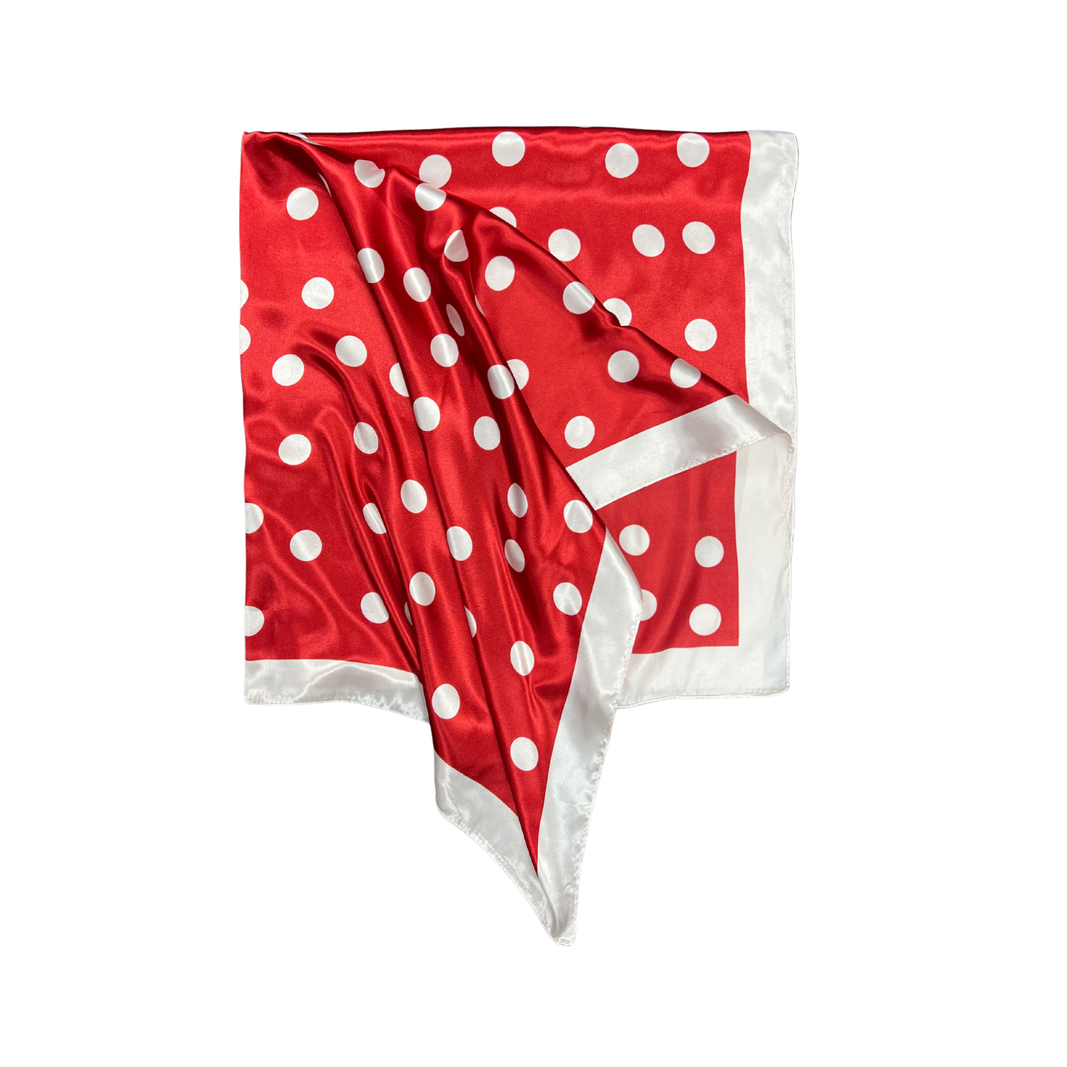 Lili Scarves (US Duty Free) - Wholesale Scarf - Women's - Polka Dot Pattern Silk Touch Square Scarf16
