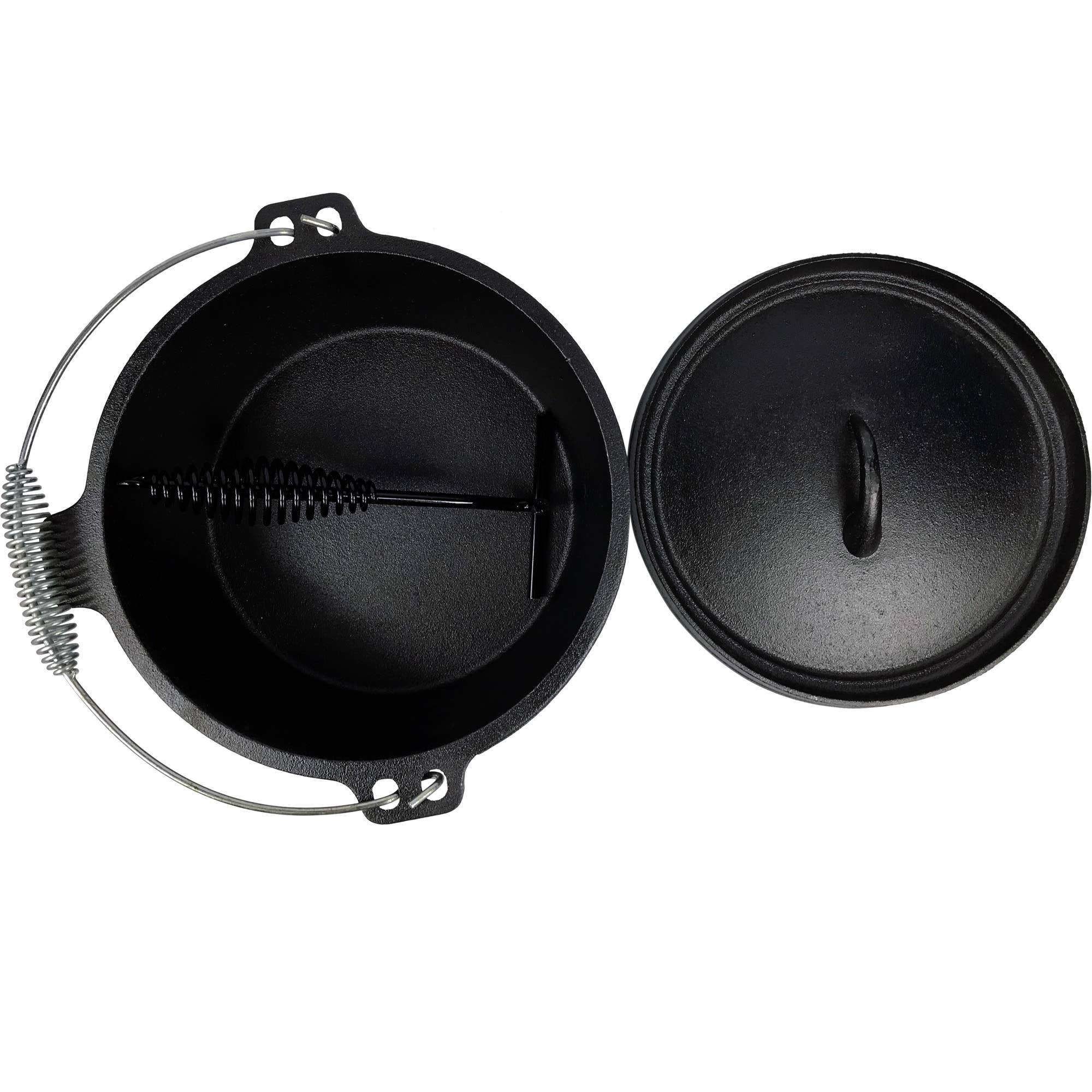 Crucible Cookware - Wholesale Cast Iron Skillet - Pre-Seasoned Cast Iron Camp Dutch Oven, 4.1 qt2