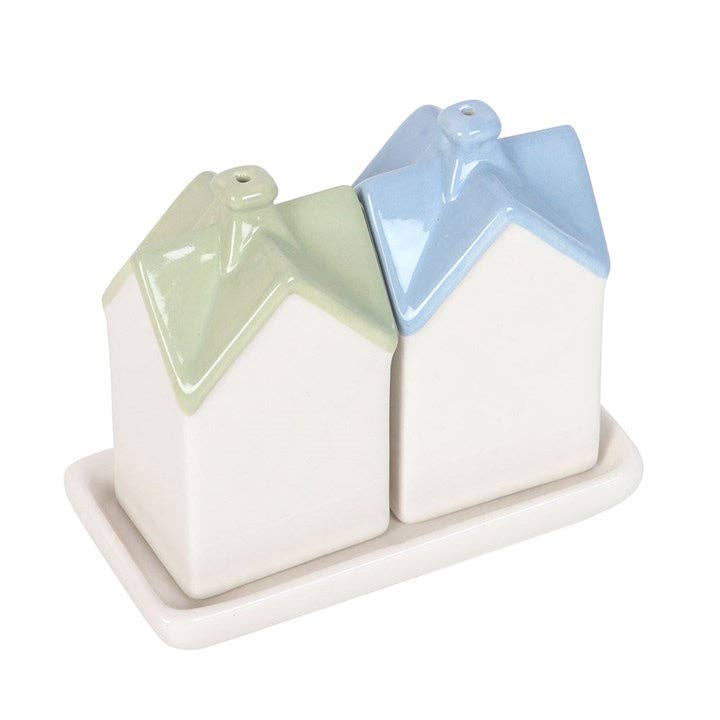 Something Different Wholesale - Wholesale Salt & Pepper Shaker Set - Pastel House Salt and Pepper Shakers3