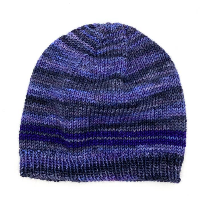 Basic Beanie | 100% Superwash Merinoull | Combo Blue för wholesale av Knit Witts Global