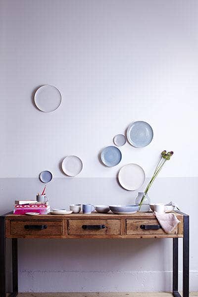 Canvas Home - Wholesale Bowl - Set/4 Shell Bisque Pasta Bowl - Grey7